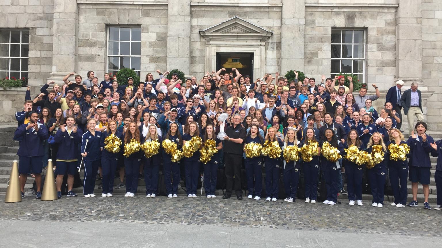 The Marching Band while on a trip to Ireland.
