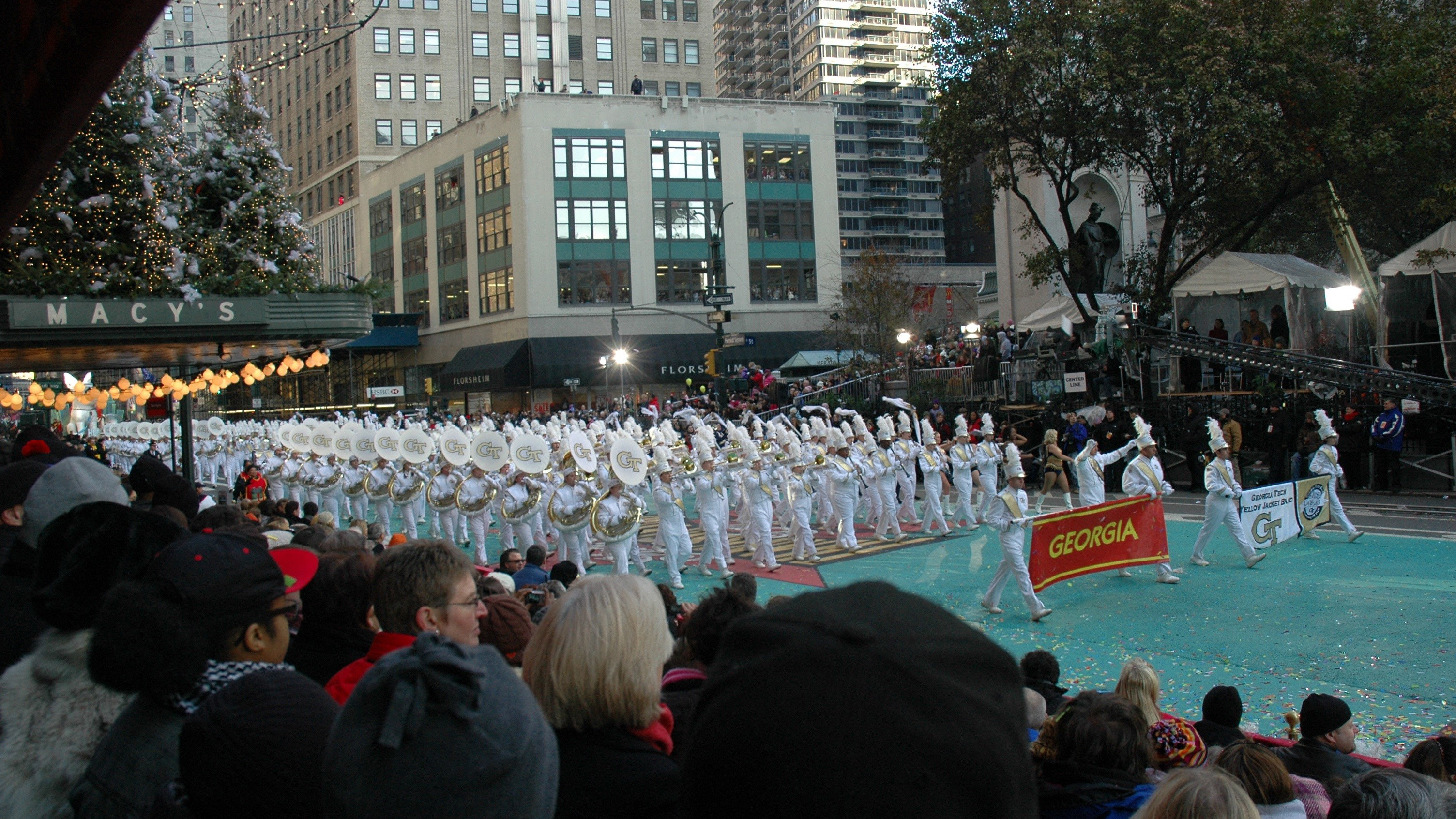The Marching Band in the Macy's Thanksgiving Day Parade.
