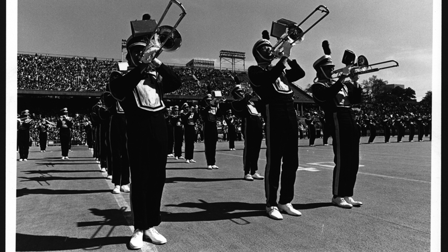 Georgia Tech trombone players circa 1978. 